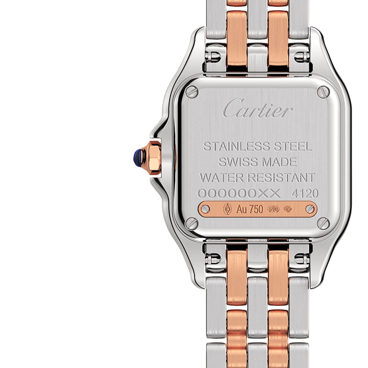 Panthère de Cartier Small Model | 22mm, Two-Tone Steel & 18K Rose Gold, Silver Dial - image 3