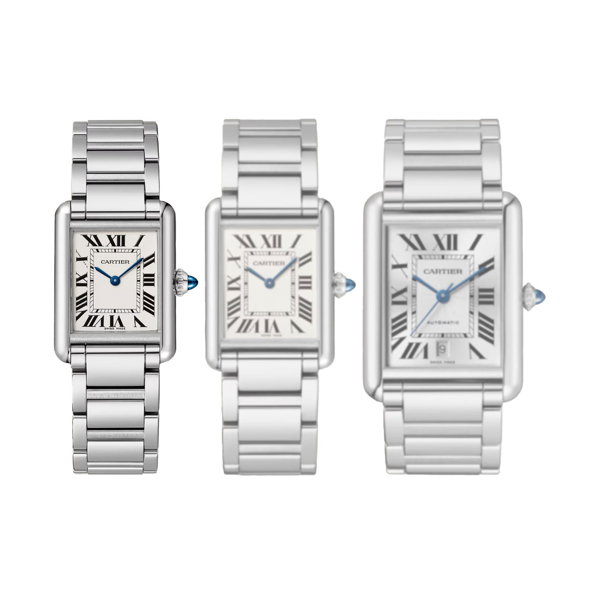 Tank Must de Cartier Small Model | 22mm, Steel, Silver Dial - image 4
