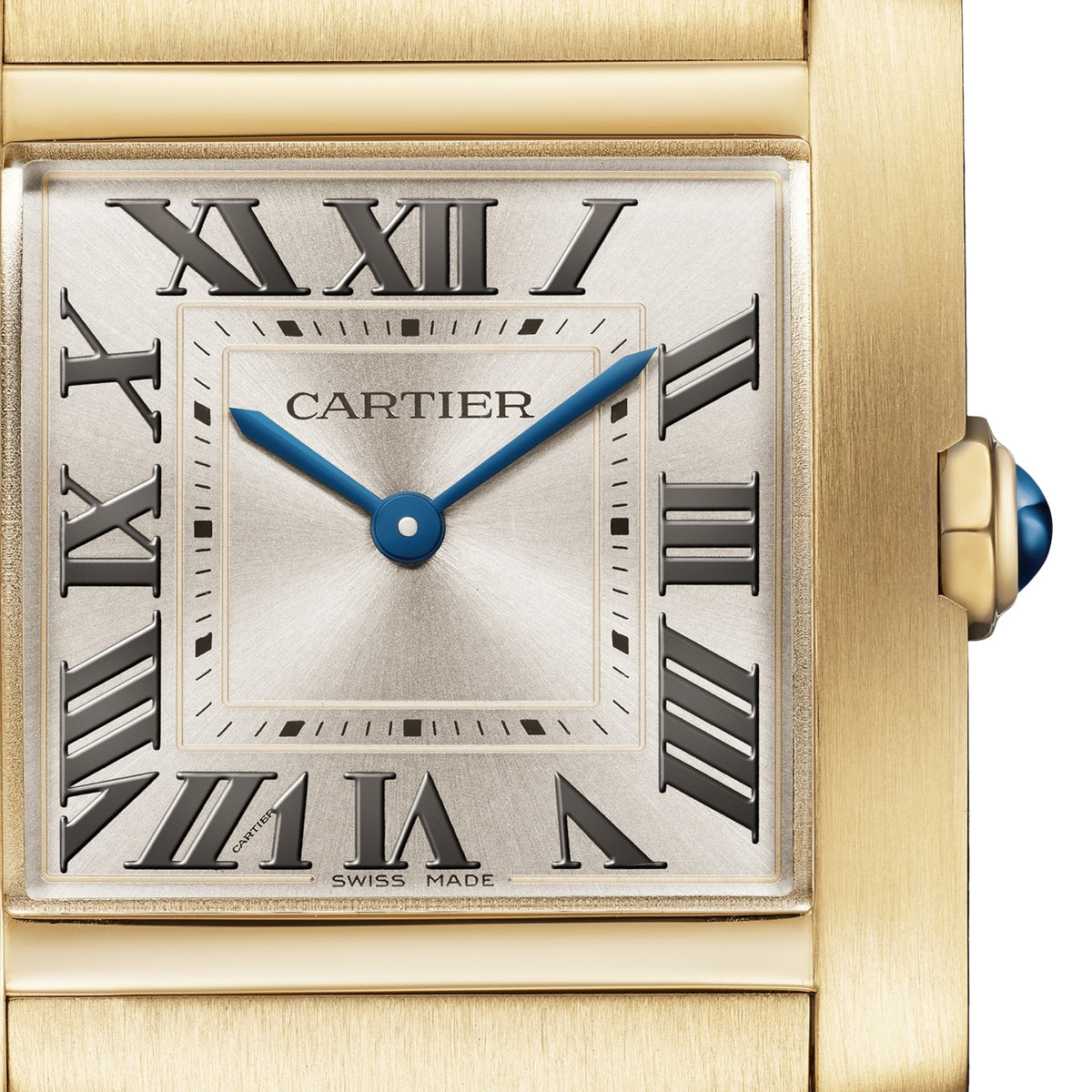 Tank Française Medium Model | 27mm, 18K Yellow Gold, Champagne Dial - image 2
