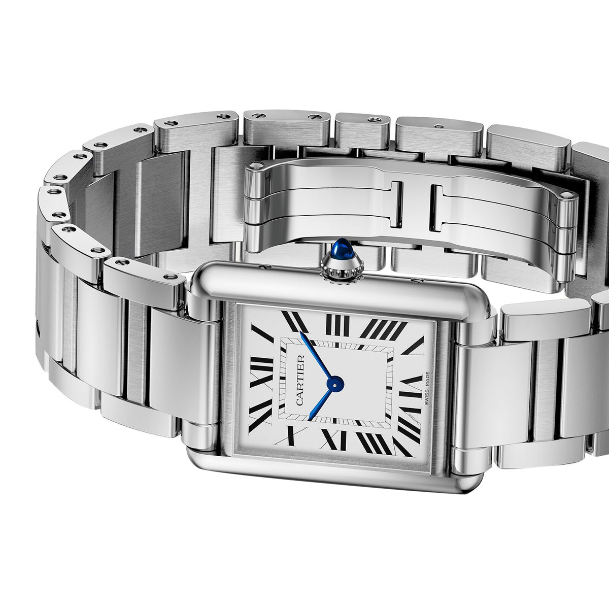 Tank Must Solarbeat™ Large Model | 25.5mm, Steel, Ivory Dial - image 3