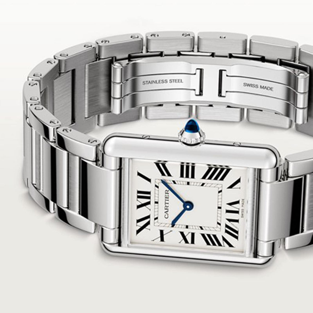 Tank Must de Cartier Large Model | 25.5mm, Steel, Silver Dial - image 3