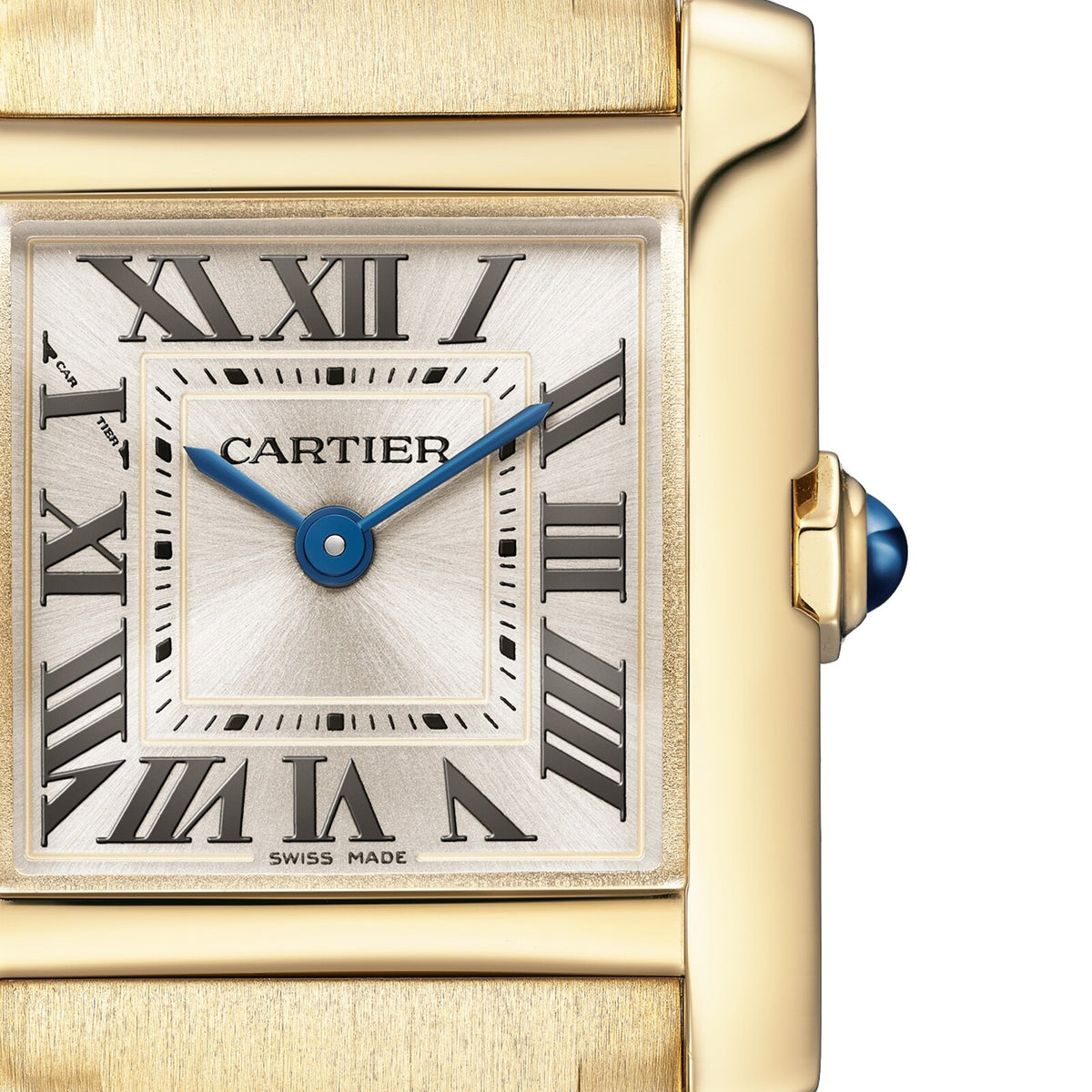 Tank Française Small Model | 21mm, 18K Yellow Gold, Sundust Dial - image 2
