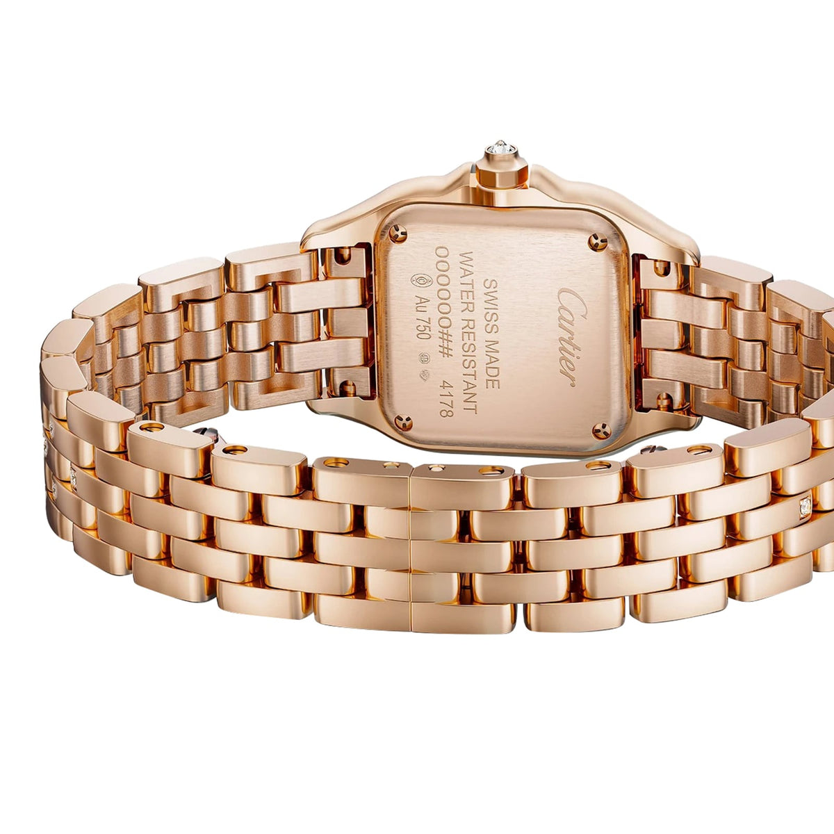 Panthère de Cartier Small Model | 22mm, 18K Rose Gold, White Dial - image 3