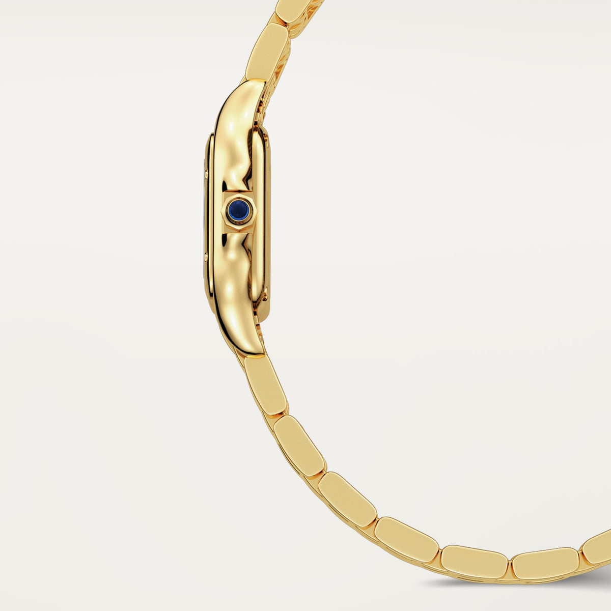 Panthère de Cartier Mini Model | 19mm, 18K Yellow Gold, Silver Dial, Ref. WGPN0048 - image 3