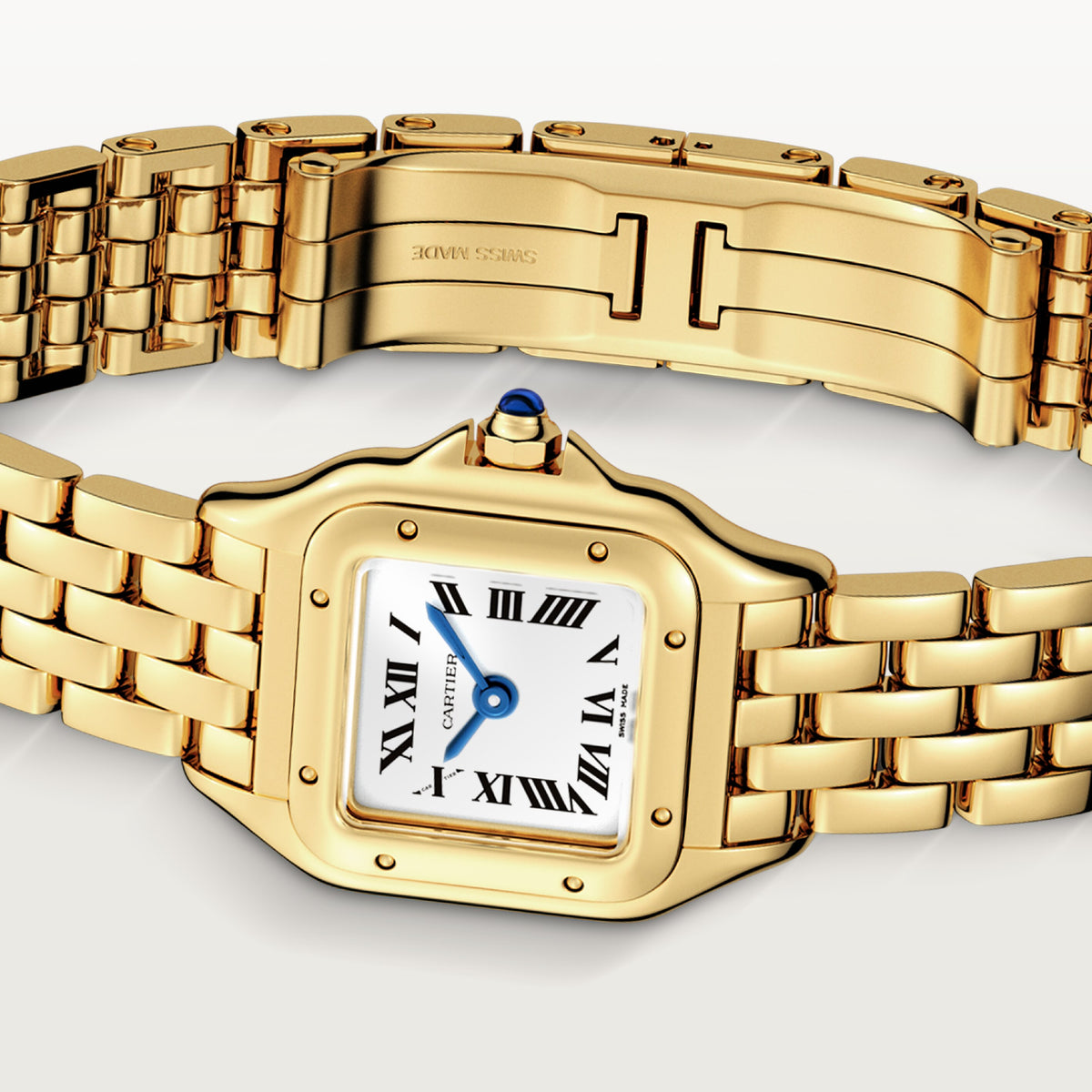 Panthère de Cartier Mini Model | 19mm, 18K Yellow Gold, Silver Dial, Ref. WGPN0048 - image 4
