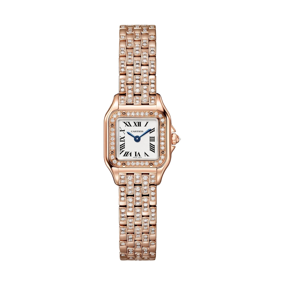 Panthère de Cartier Mini Model | 20mm, 18K Rose Gold, Silvered Dial - image 1
