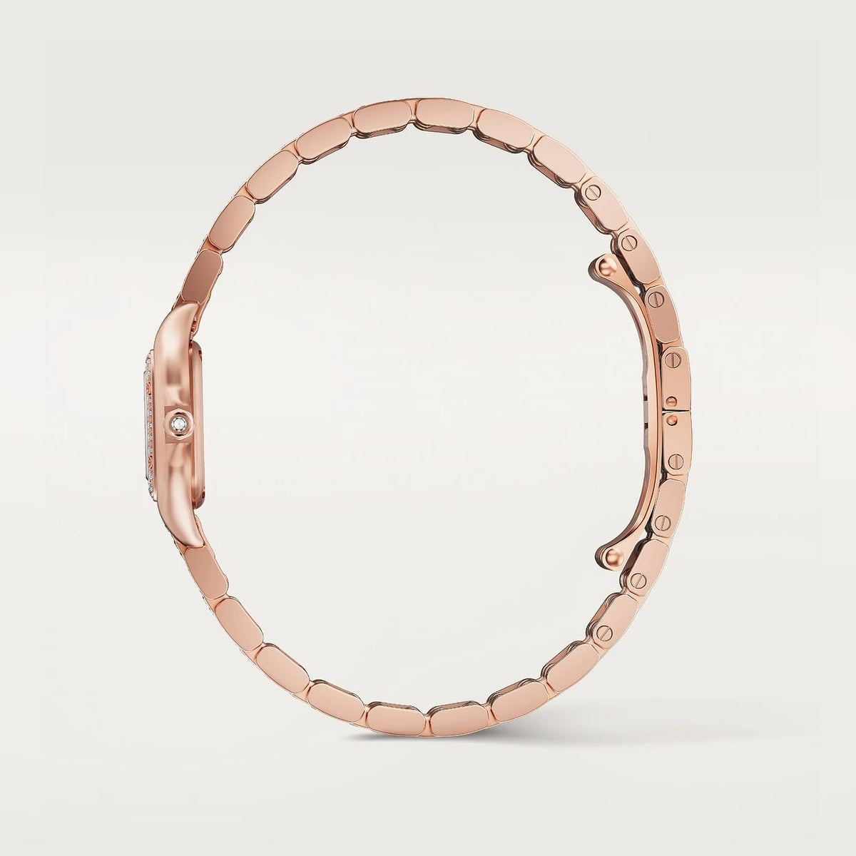 Panthère de Cartier Mini Model | 20mm, 18K Rose Gold, Silvered Dial - image 4
