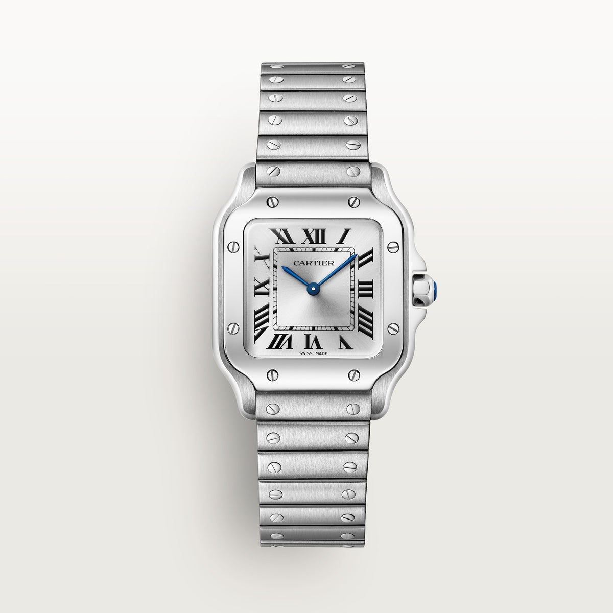 Santos De Cartier | 27mm, Steel, Silver Dial - image 2