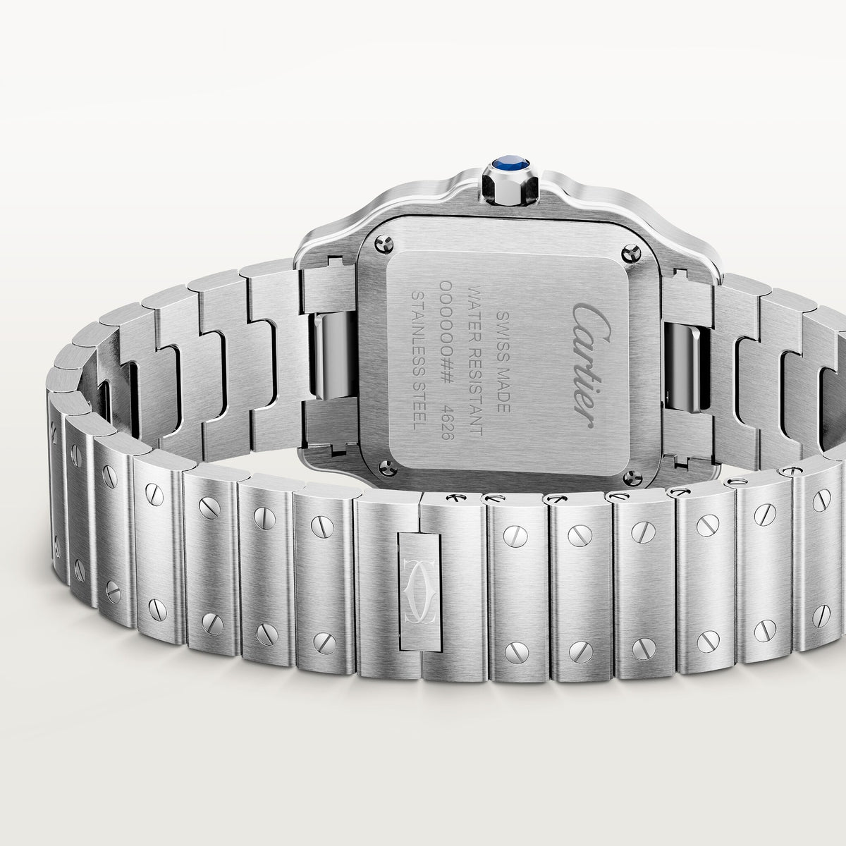 Santos De Cartier | 27mm, Steel, Silver Dial - image 3
