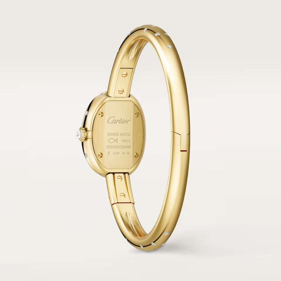 Baignoire Mini Model (Size 15) | 18.5mm, 18K Yellow Gold, Gold Dial - image 3