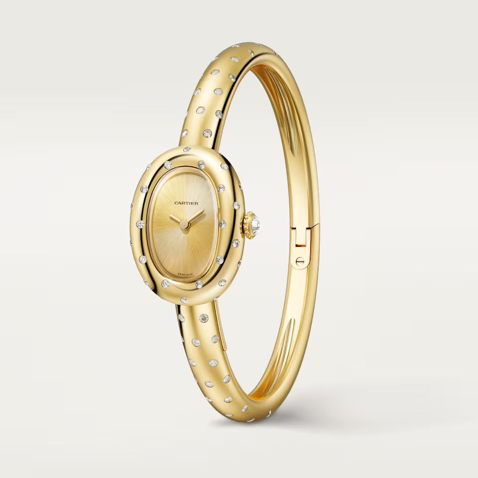 Baignoire Mini Model (Size 15) | 18.5mm, 18K Yellow Gold, Gold Dial - image 4