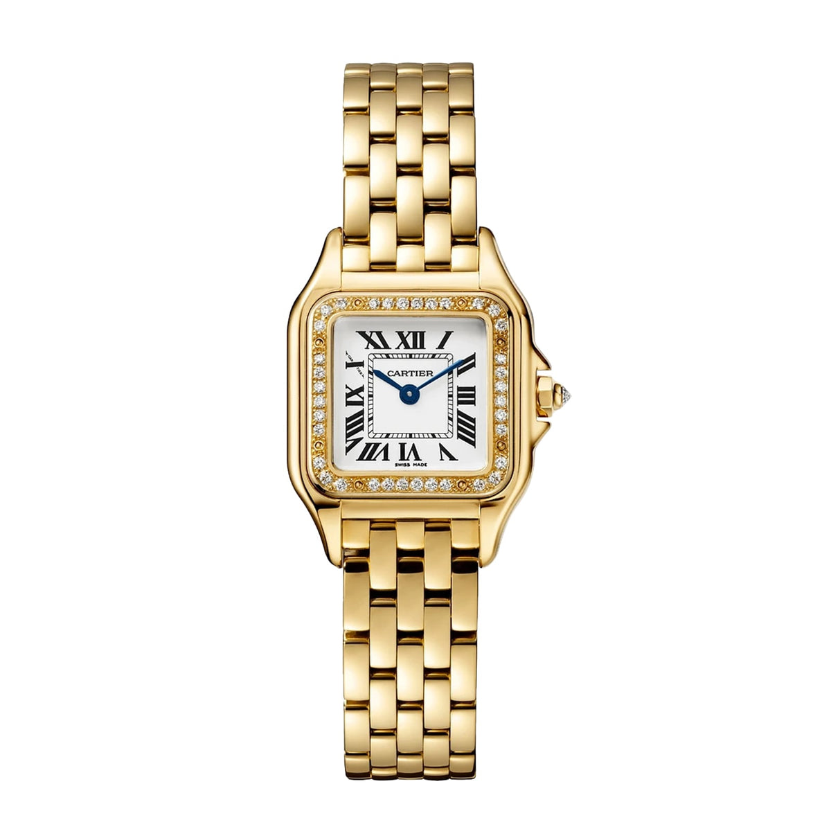 Panthère de Cartier Small Model | 22mm, 18K Yellow Gold, Silvered Dial - image 1