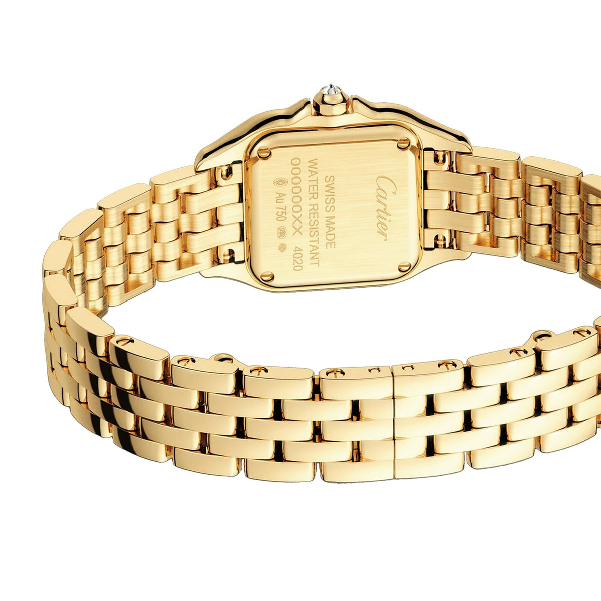 Panthère de Cartier Small Model | 22mm, 18K Yellow Gold, Silvered Dial - image 4