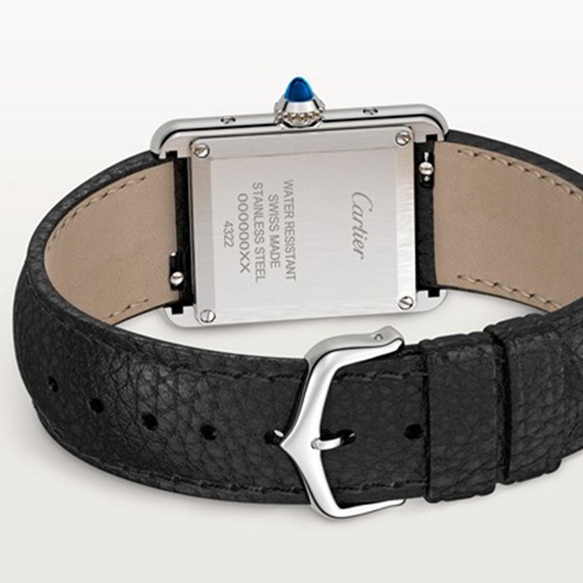 Tank Must de Cartier Small Model | 22mm, Steel, Leather, White Dial, Ref. WSTA0135 - image 3