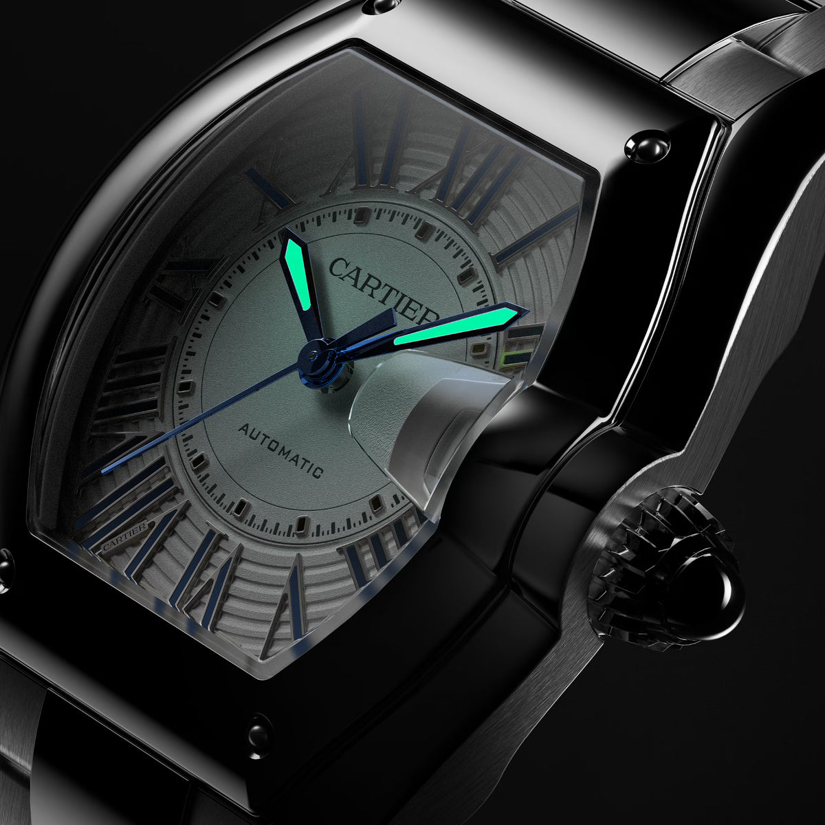 Roadster Large Model | 39mm, Stainless Steel, Silver Dial - image 4
