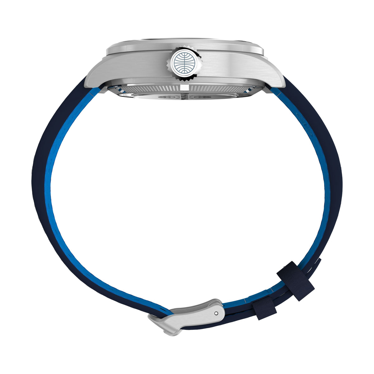 Timex x Pan Am® Waterbury Automatic Ace | 41mm, Steel, Leather, Blue Dial - image 2