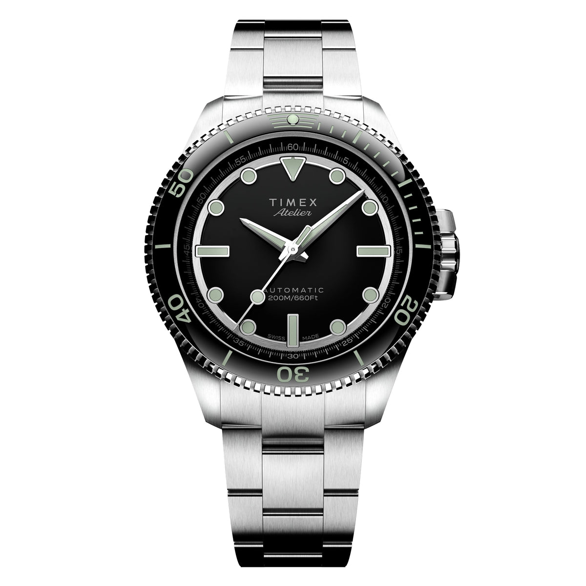 Atelier Marine M1a Swiss Made Automatic | 41mm, Steel, Black Dial - image 1