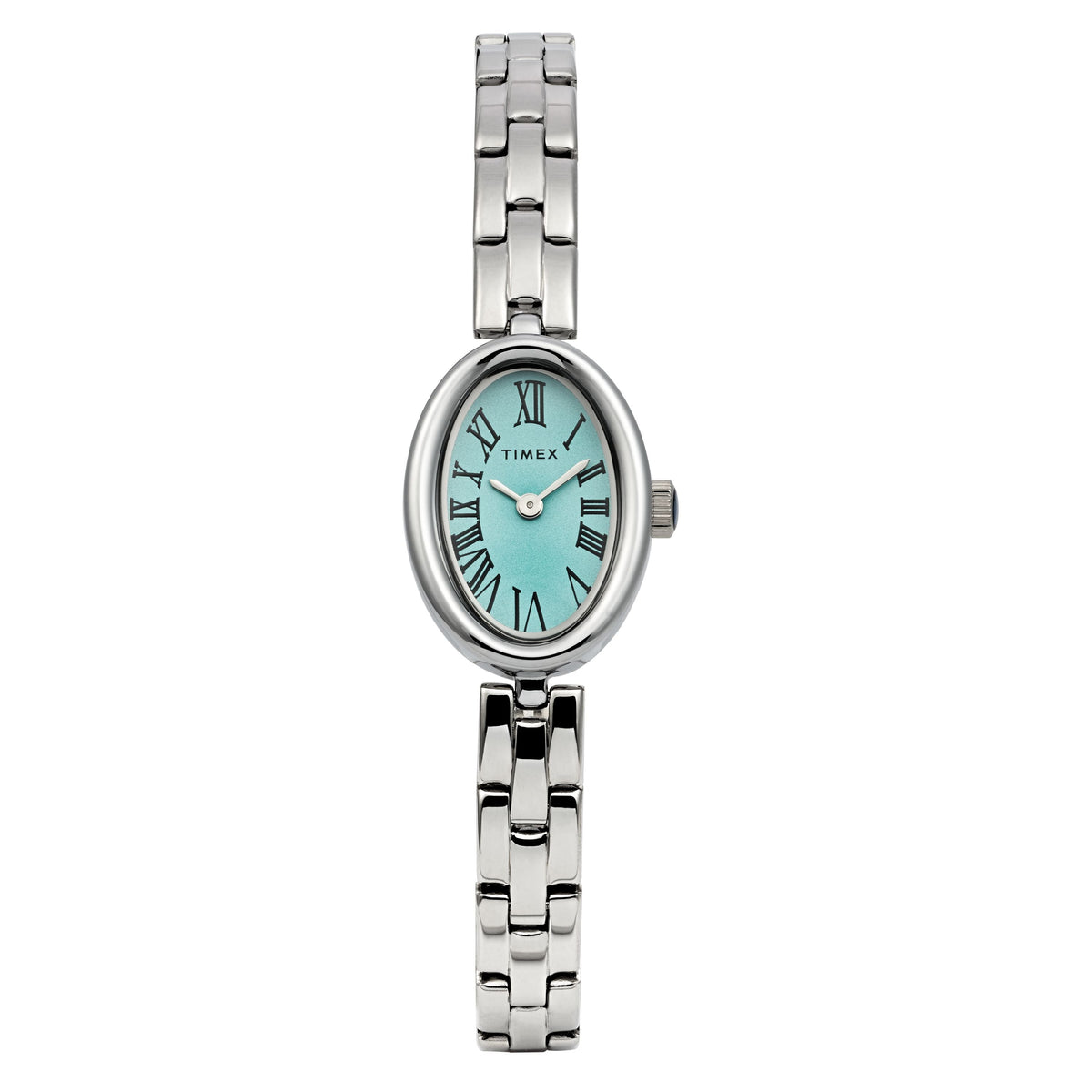 Cavatina Silver-tone Case and Bracelet with Aquamarine Dial | 19mm, Steel, Blue Dial - image 1