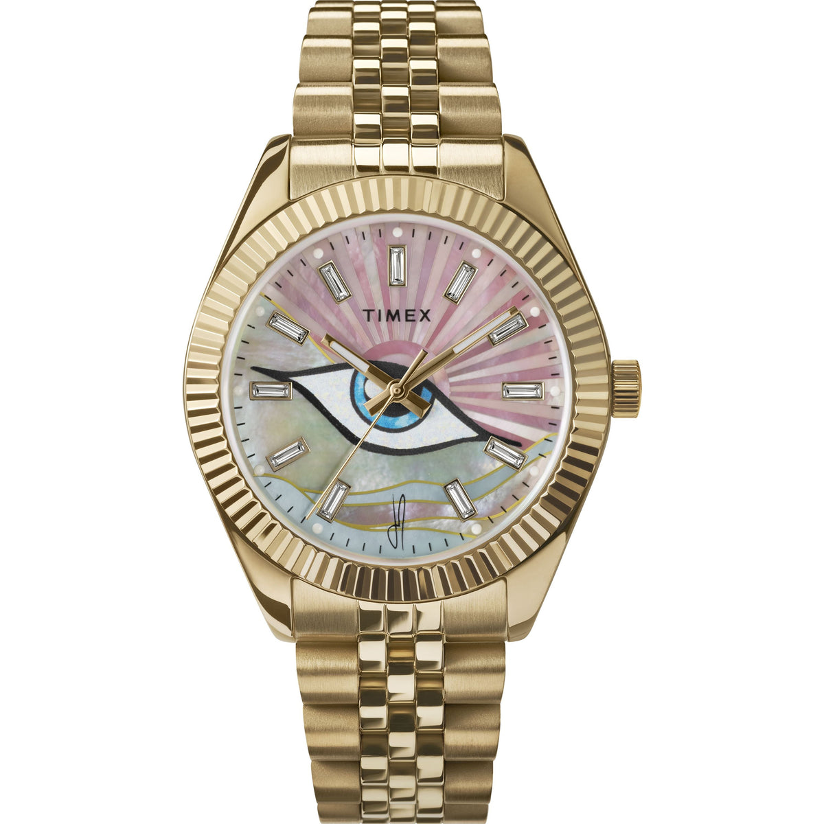 Timex x Jacquie Aiche | 36mm, Steel, White Dial - image 1