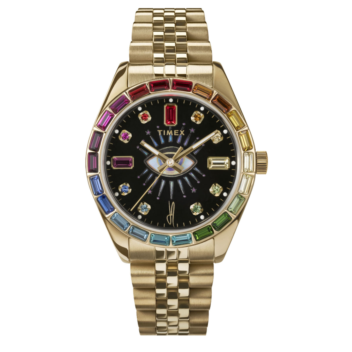 Timex x Jacquie Aiche | 36mm, Steel, Black Dial - image 1