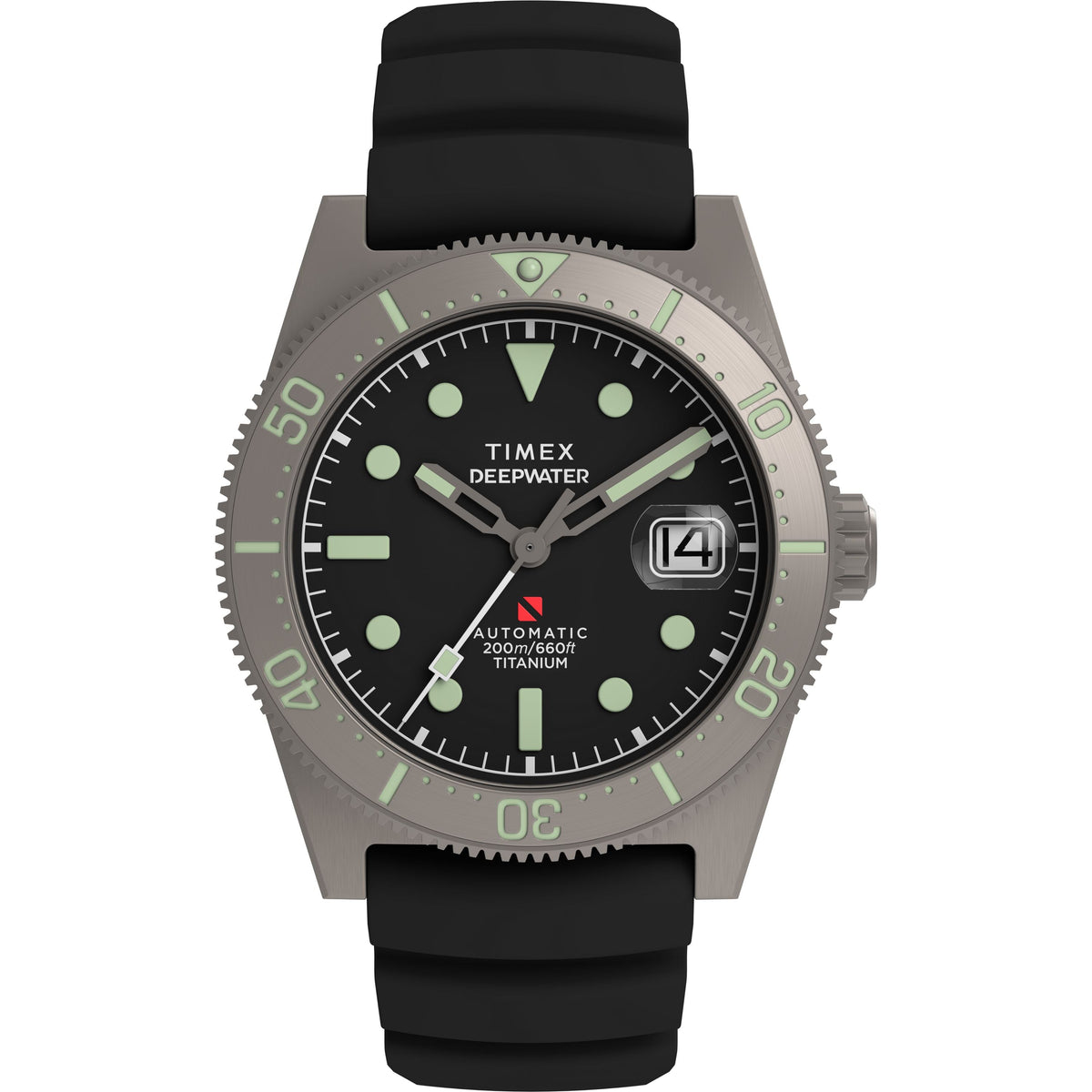 Deepwater Reef 200 Titanium Automatic | 41mm, Titanium, Rubber, Black Dial - image 1