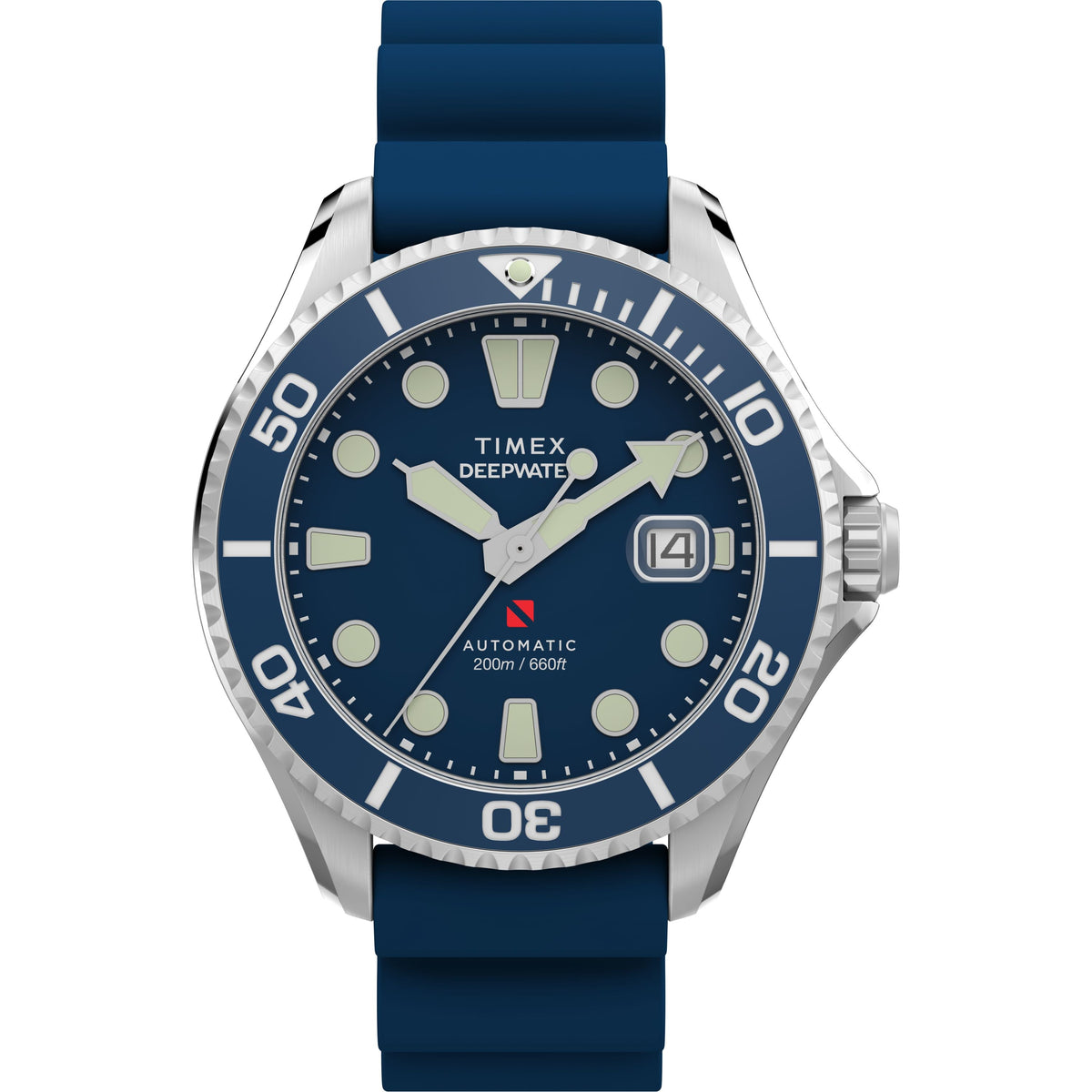 Deepwater Meridian 200 Automatic | 44mm, Steel, Rubber, Blue Dial - image 1