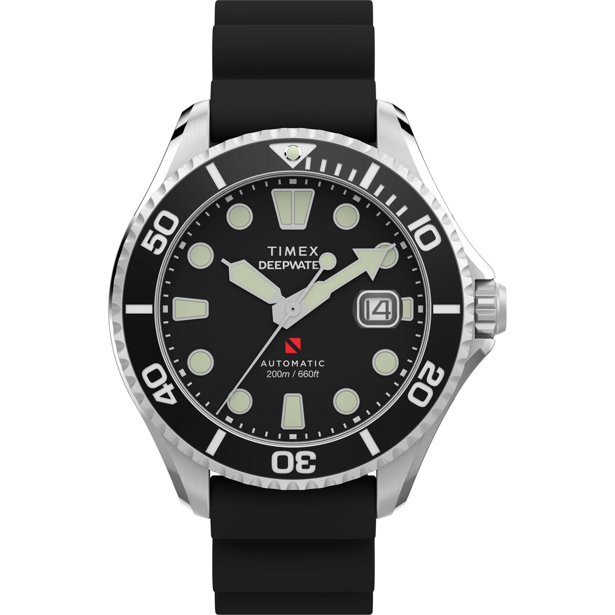 Deepwater Meridian 200 Automatic | 44mm, Steel, Rubber, Black Dial - image 1