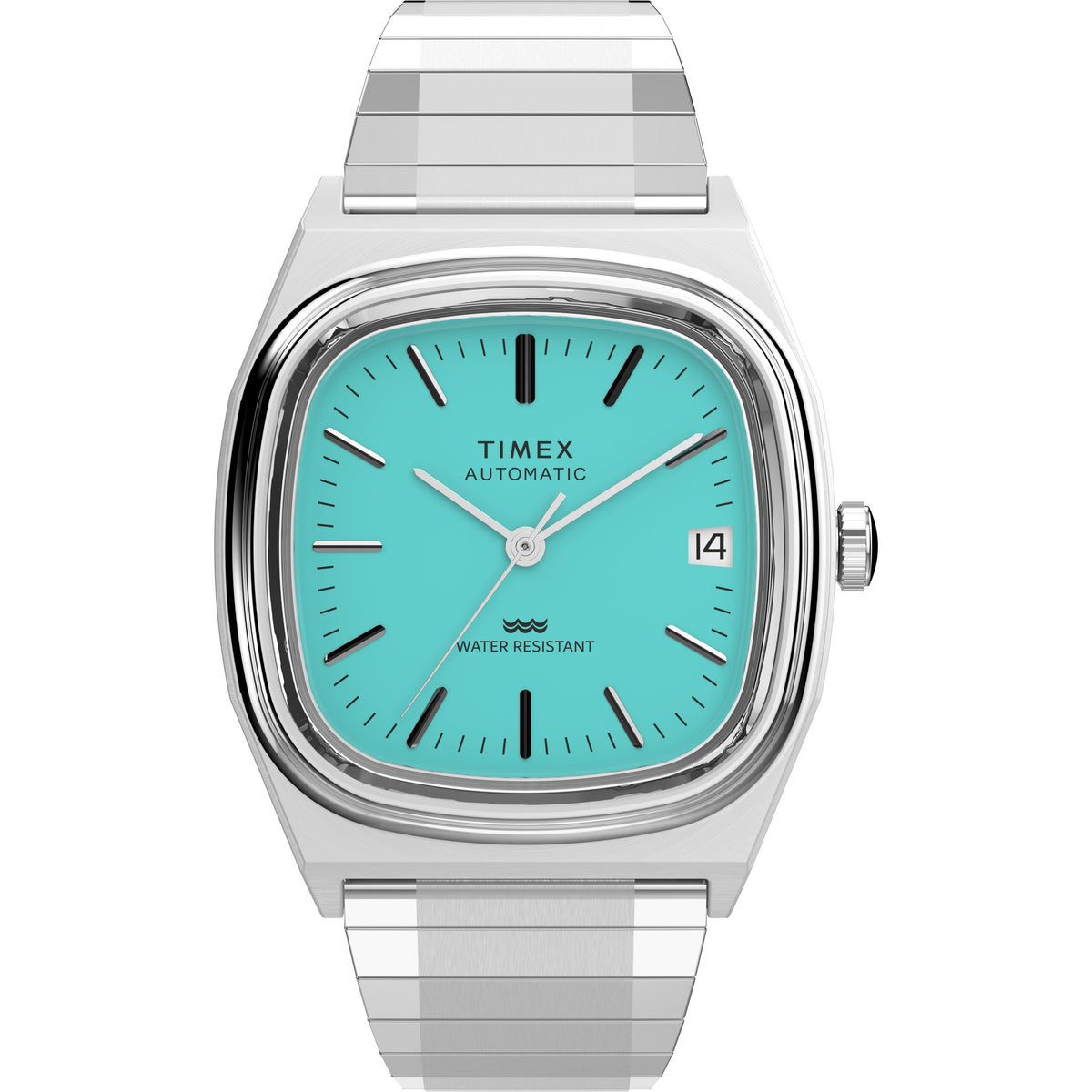 Automatic 1983 E Line | 34mm, Steel, Light Blue Dial - image 1