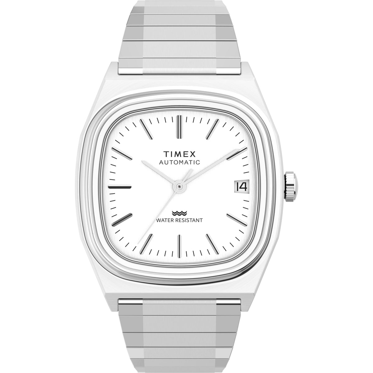 Automatic 1983 E Line Reissue | 34mm, Steel, Silver Dial - image 1