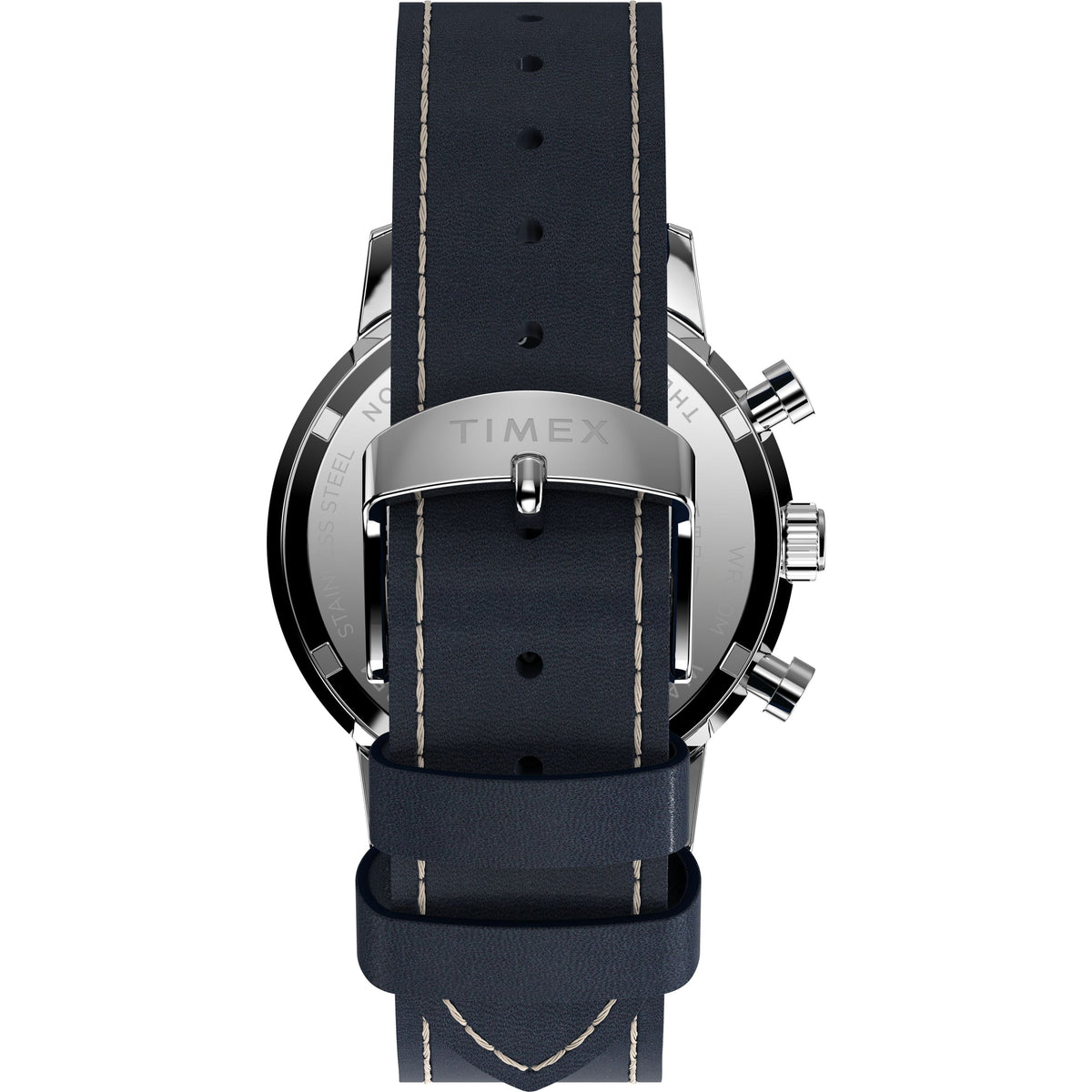 Marlin® Chronograph Tachymeter | 40mm, Steel, Leather, Blue Dial - image 3