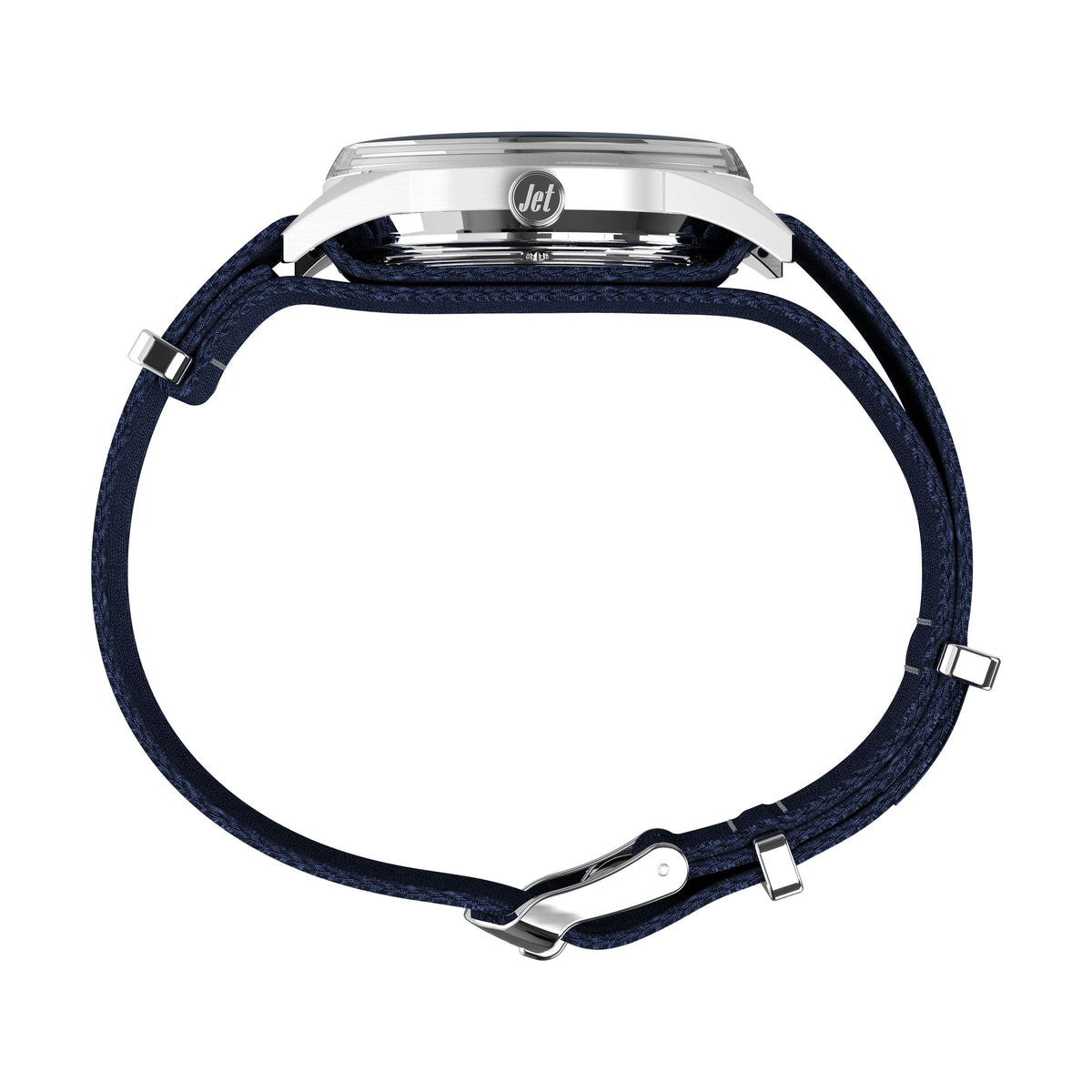Marlin® Jet Automatic | 38mm, Steel, Fabric, Blue Dial - image 2