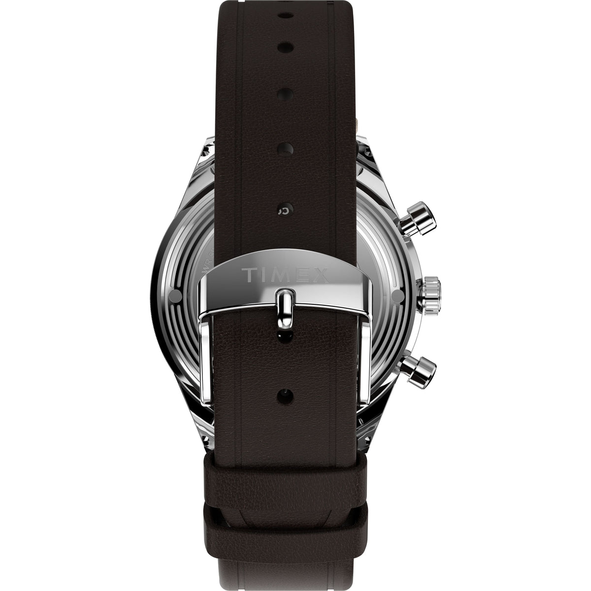 Marlin® Jet Quartz Chronograph | 40mm, Steel, Leather, Brown Dial - image 3