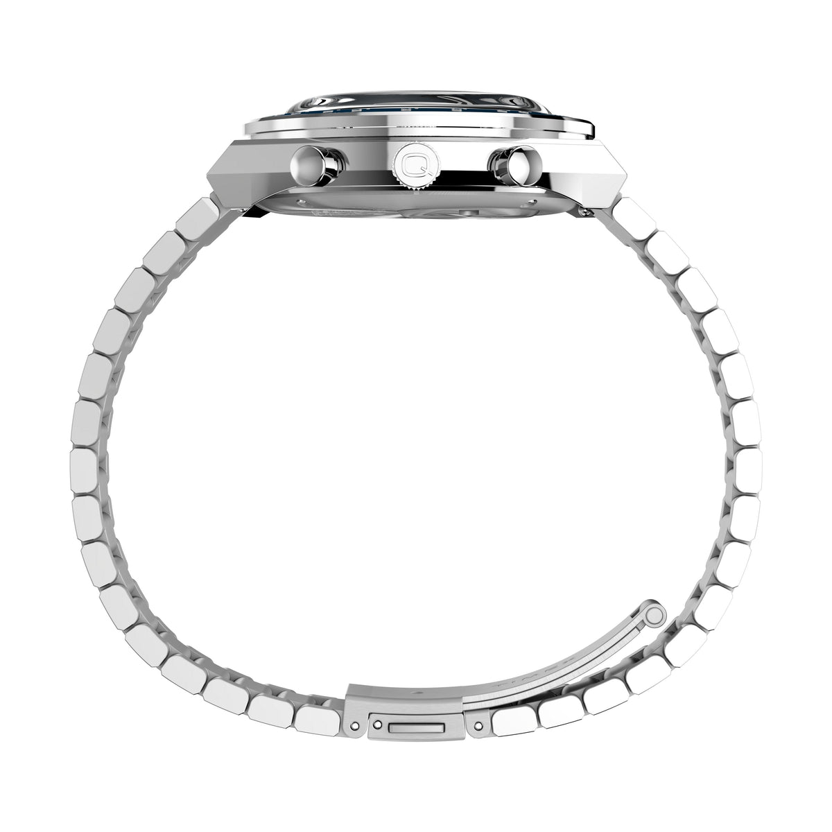 Timex x Peanuts® Q Chronograph | 40mm, Steel, Blue Dial - image 2