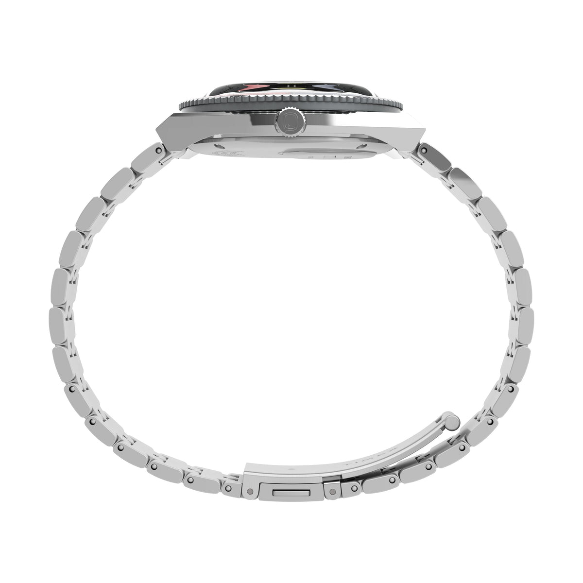 Q Timex GMT | 38mm, Steel, Black Dial - image 2