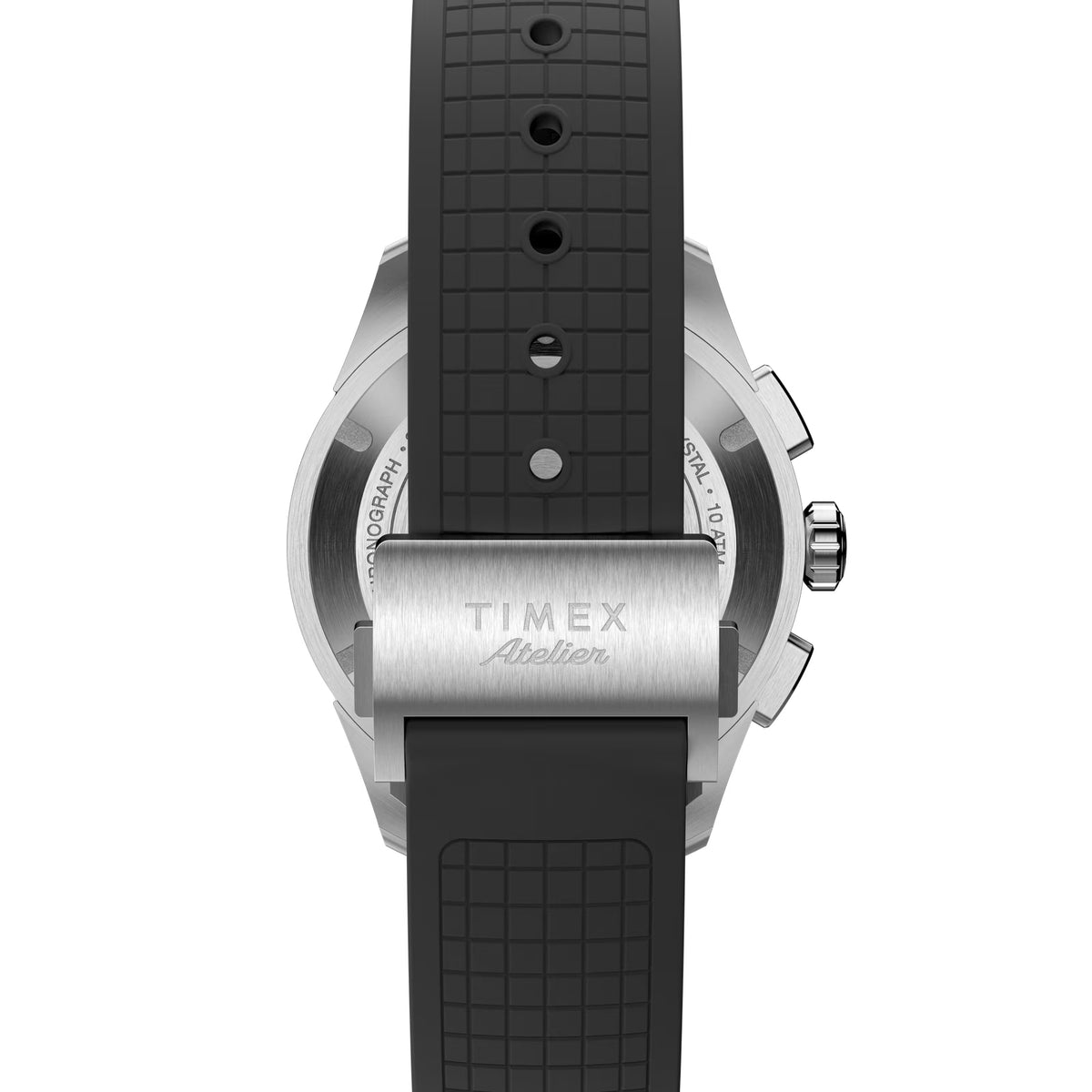 Atelier Chronograph Quartz M1q | 40mm, Stainless Steel and Black Rubber, Men's Watch - image 2