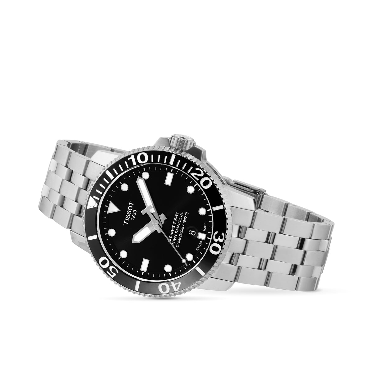 Seastar 1000 Powermatic 80 | 43mm, Steel, Black Dial - image 2