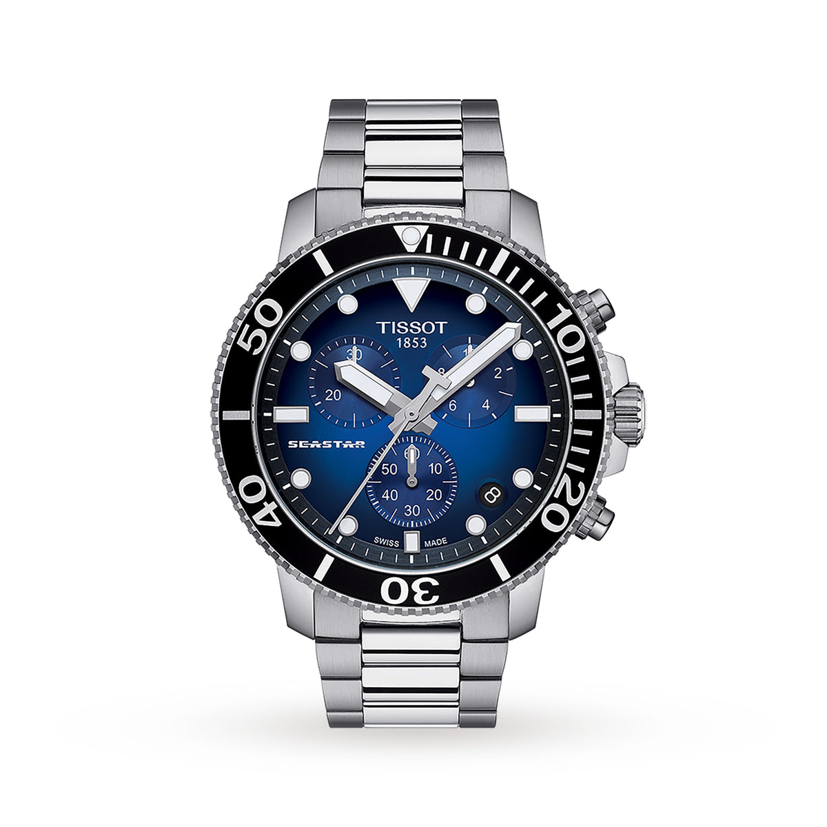 Seastar 1000 Chronograph | 45.5mm, Steel, Blue Dial - image 1