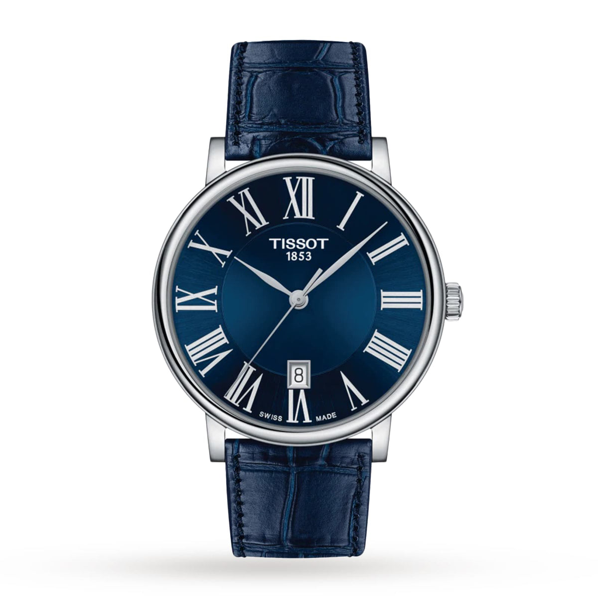 Carson Premium | 40mm, Steel, Leather, Blue Dial - image 1