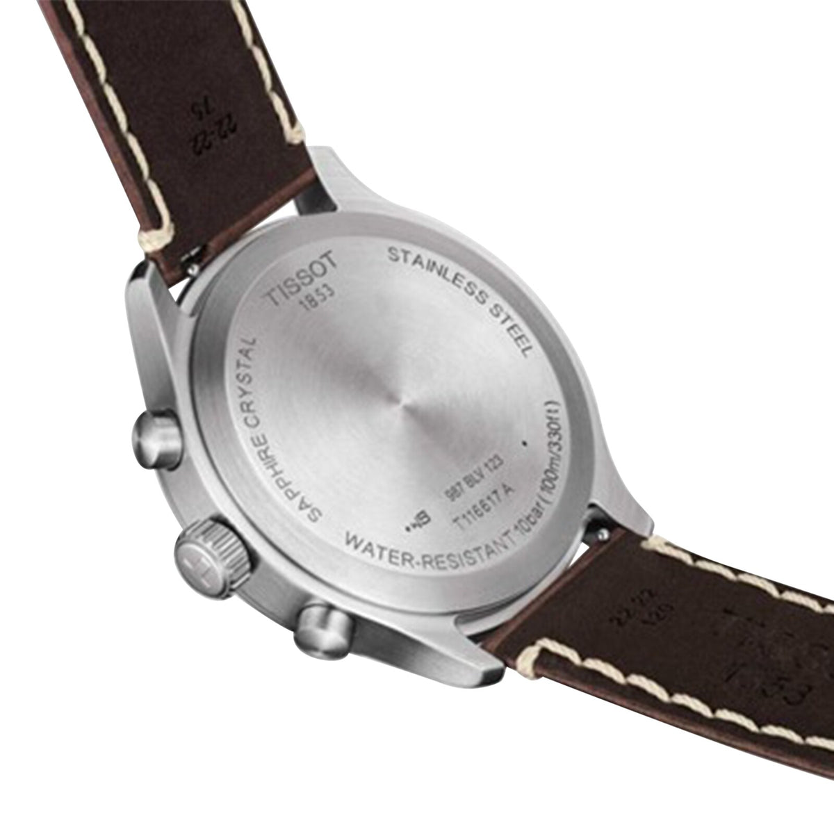 Chrono XL Vintage | 45mm, Steel, Leather, Blue Dial - image 3