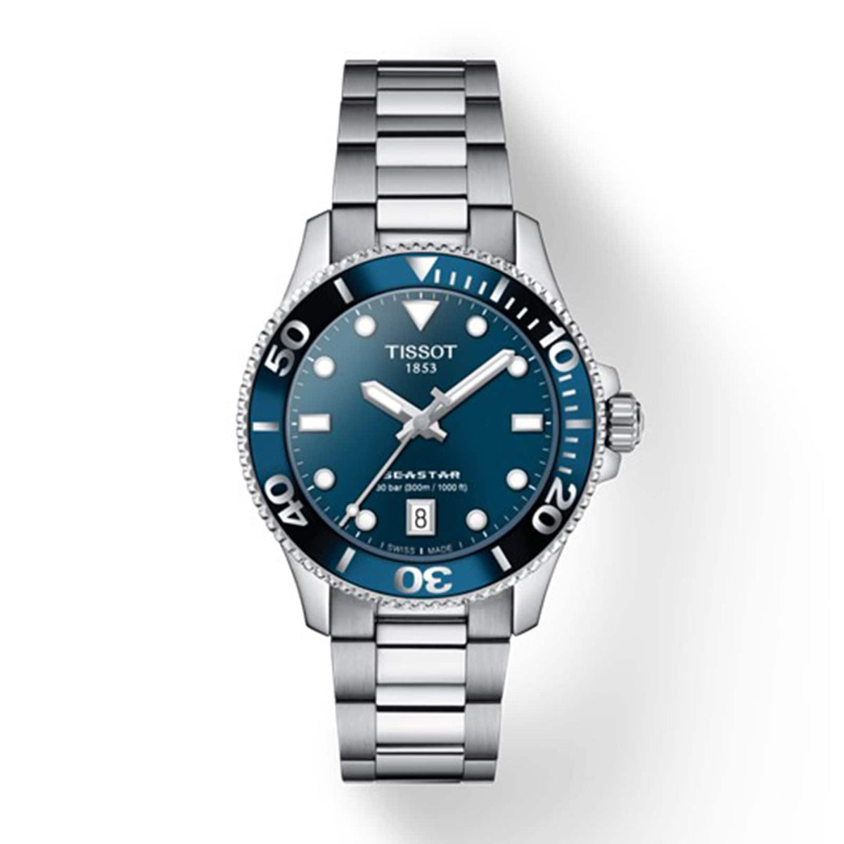 Seastar 1000 | 36mm, Steel, Blue Dial - image 1