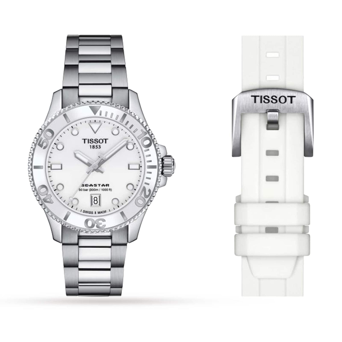 Seastar 1000 | 36mm, Steel, White Dial - image 2