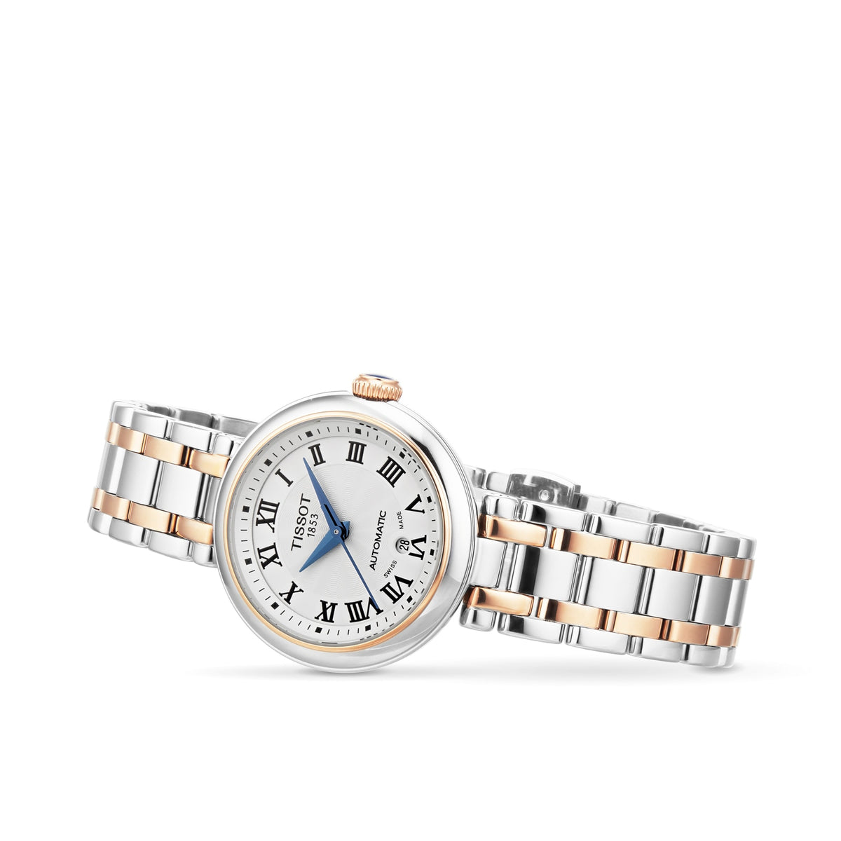 Bellissima Automatic | 29mm, Two-Tone Steel & PVD Rose Gold, Silver Dial - image 3