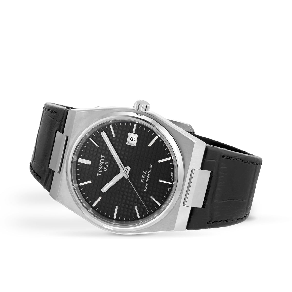 PRX Powermatic 80 | 40mm, Steel, Leather, Black Dial - image 2