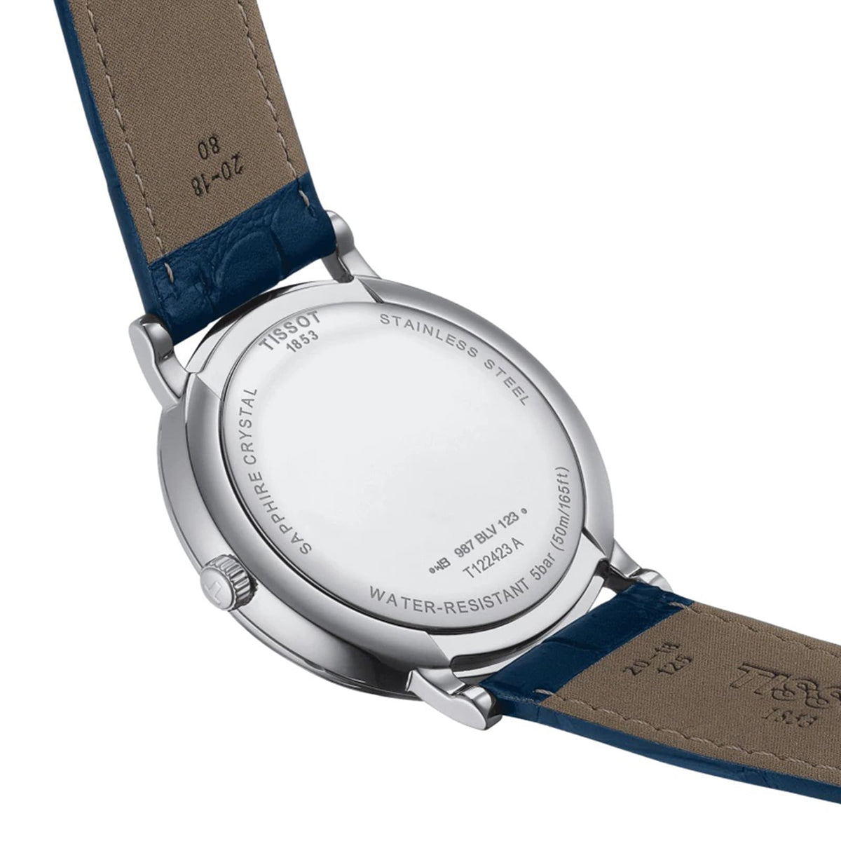 Carson Premium Moonphase | 40mm, Steel, Leather, Blue Dial - image 3