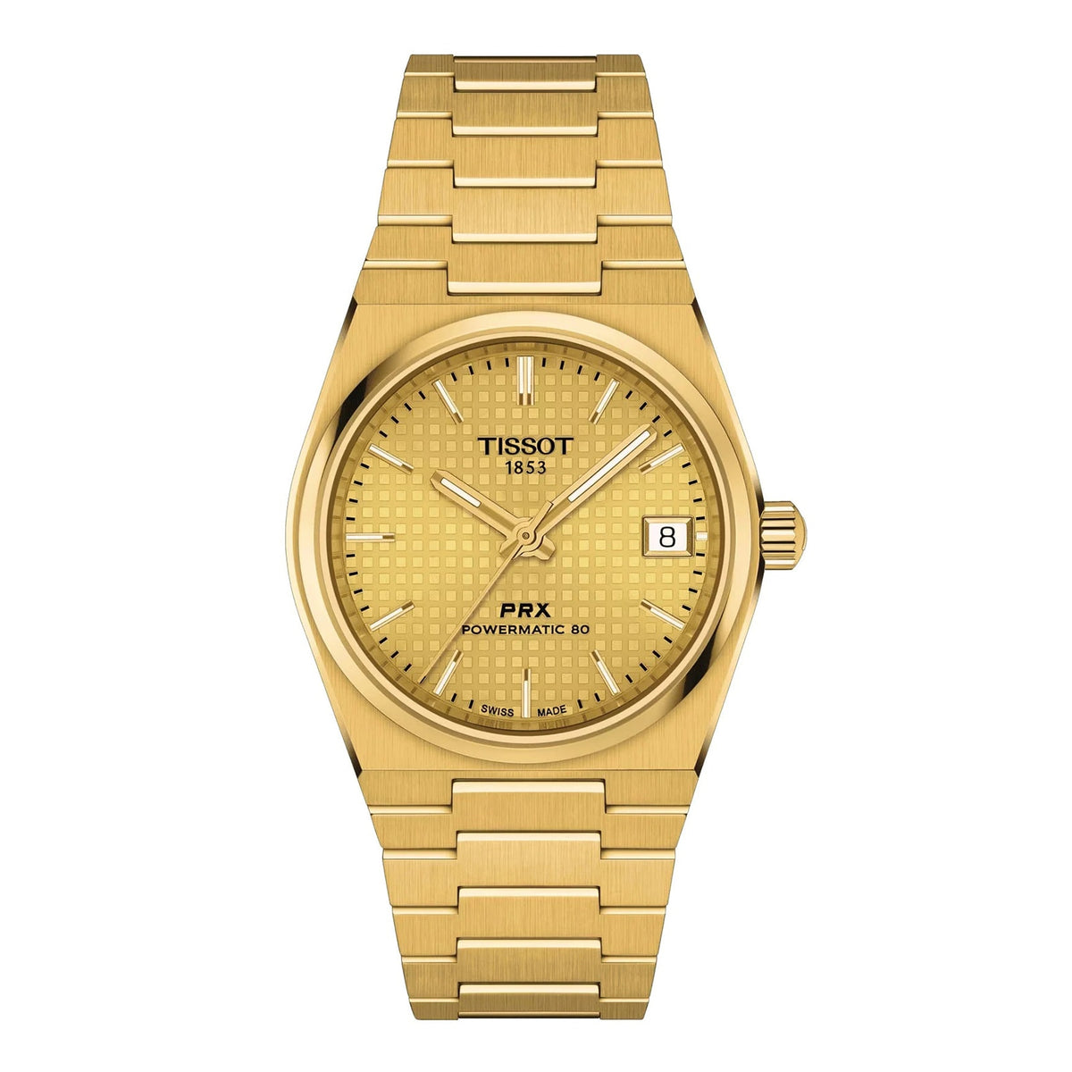 PRX Powermatic 80 | 35mm, Two-Tone Steel & PVD Yellow Gold, Gold Dial - image 1