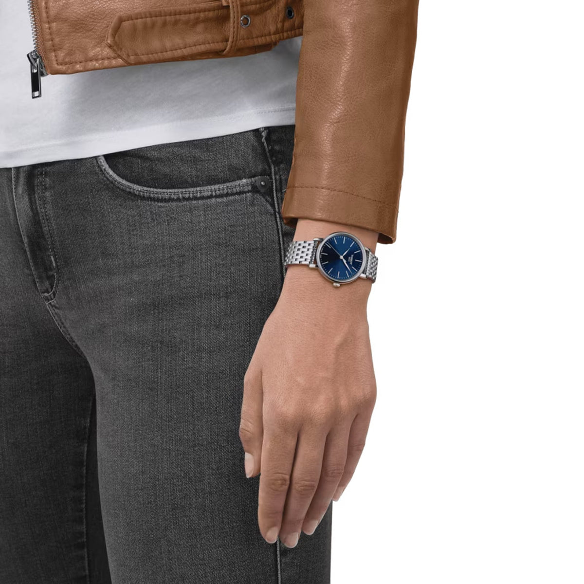 Everytime | 34mm, Steel, Blue Dial - image 3