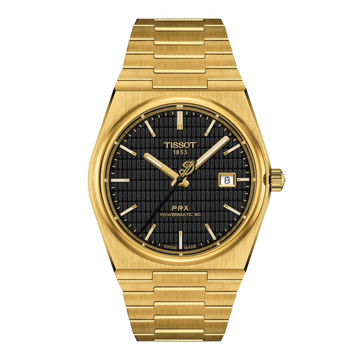 PRX Powermatic 80 Damian Lillard Special Edition | 40mm, Two-Tone Steel & PVD Yellow Gold, Black Dial - image 1