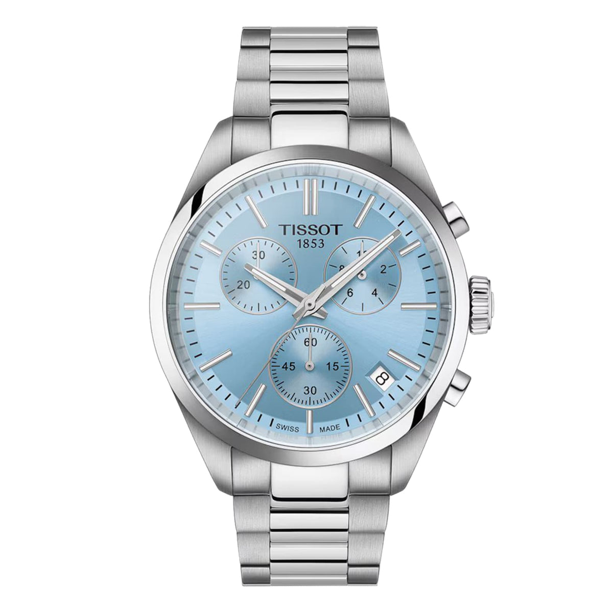 PR 100 Chronograph | 40mm, Steel, Blue Dial, Ref. T1504171135100 - image 1