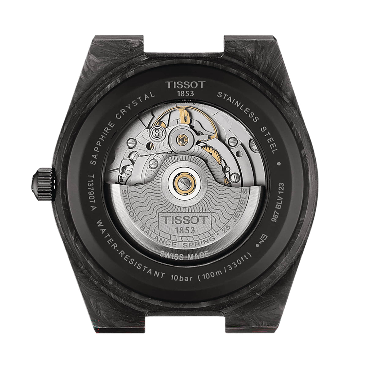 PRX Powermatic 80 Carbon | 40mm, Carbon Fibre, Rubber, Black Dial - image 3