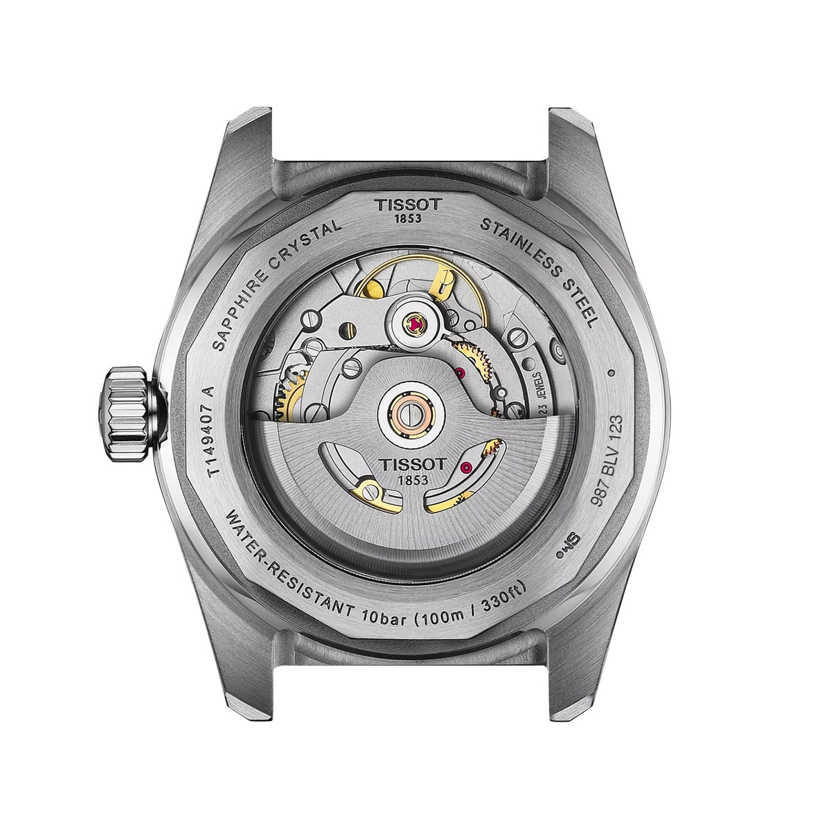 PR516 Powermatic 80 | 38mm, Steel, Black Dial - image 3